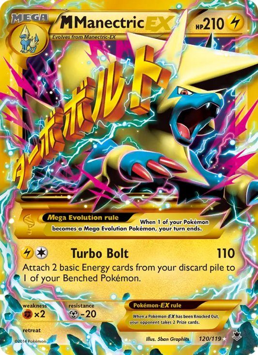 M Manectric EX 120 Phantom Forces Pokesingles