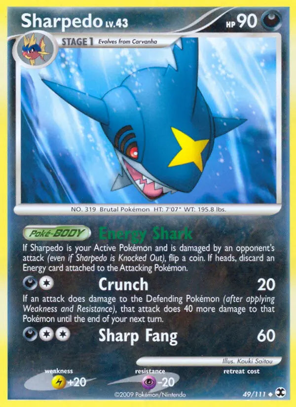 Sharpedo 49 Rising Rivals Pokesingles