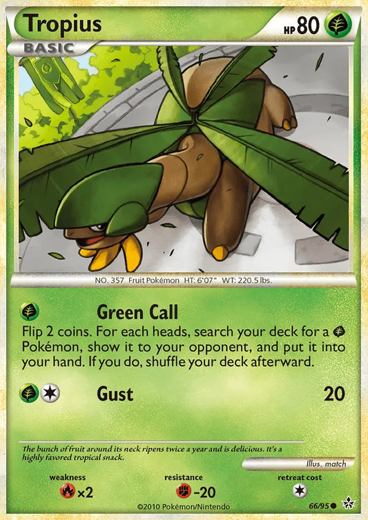 Tropius 66 Unleashed Pokesingles