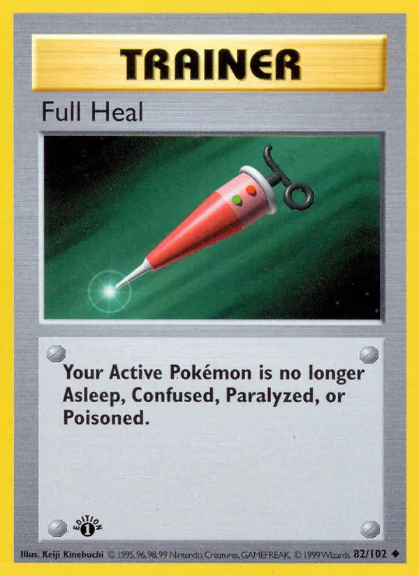 Full Heal 82 Base Set Pokesingles