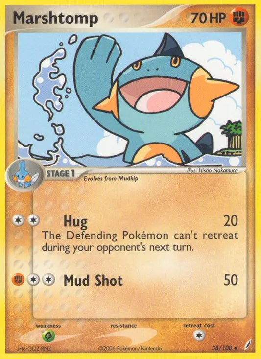Marshtomp 38 Crystal Guardians Pokesingles