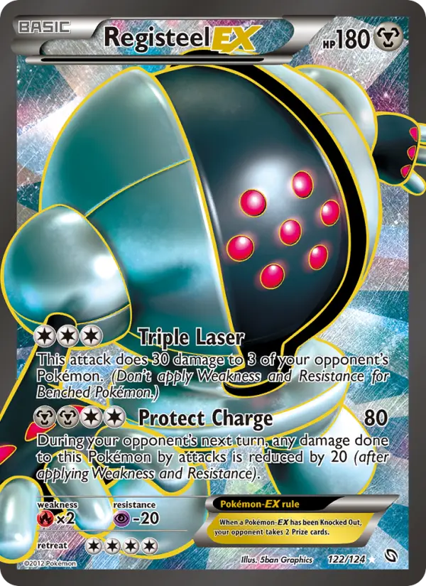 Registeel-EX 122 Dragons Exalted Pokesingles