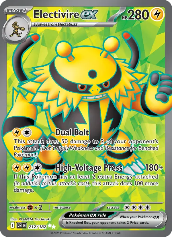 Electivire ex 212 Destined Rivals Pokesingles