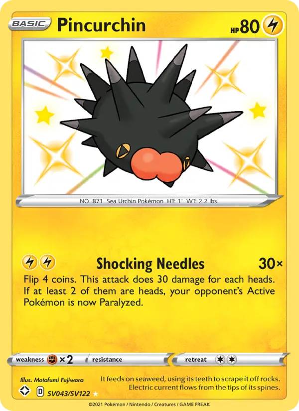 Pincurchin SV043 Shining Fates Pokesingles