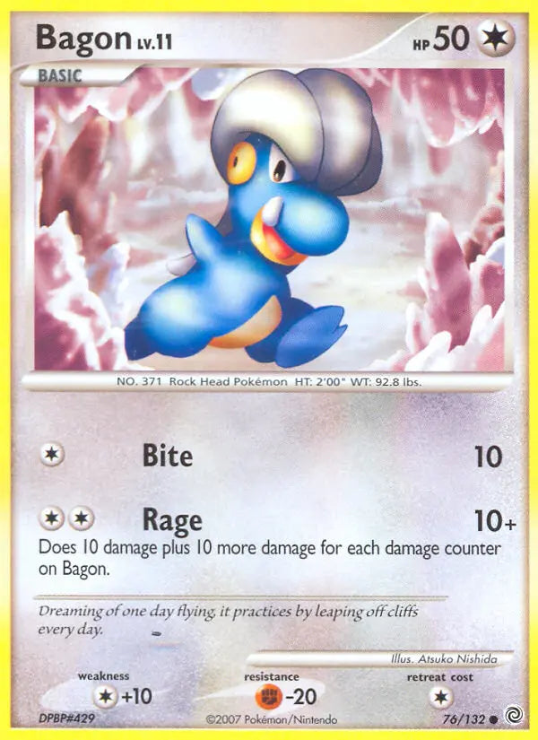 Bagon 76 Secret Wonders Pokesingles