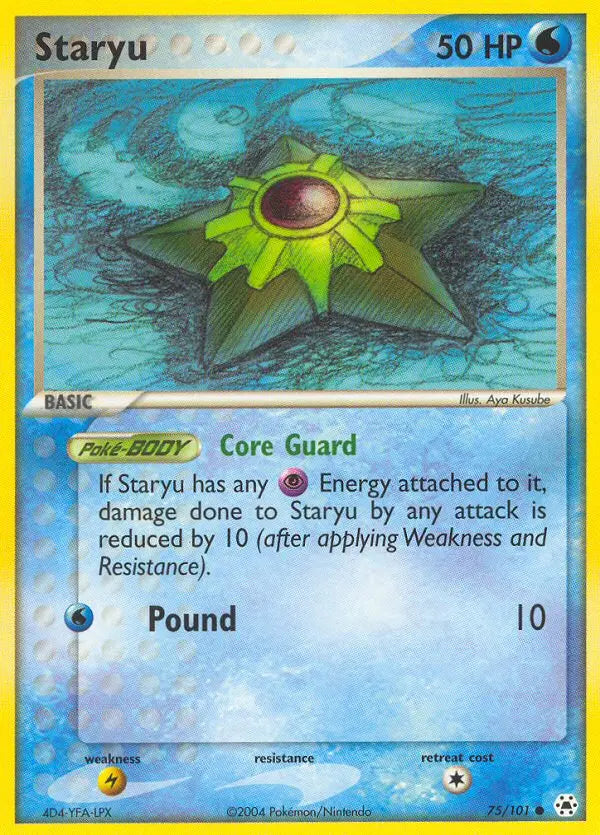 Staryu 75 Hidden Legends Pokesingles