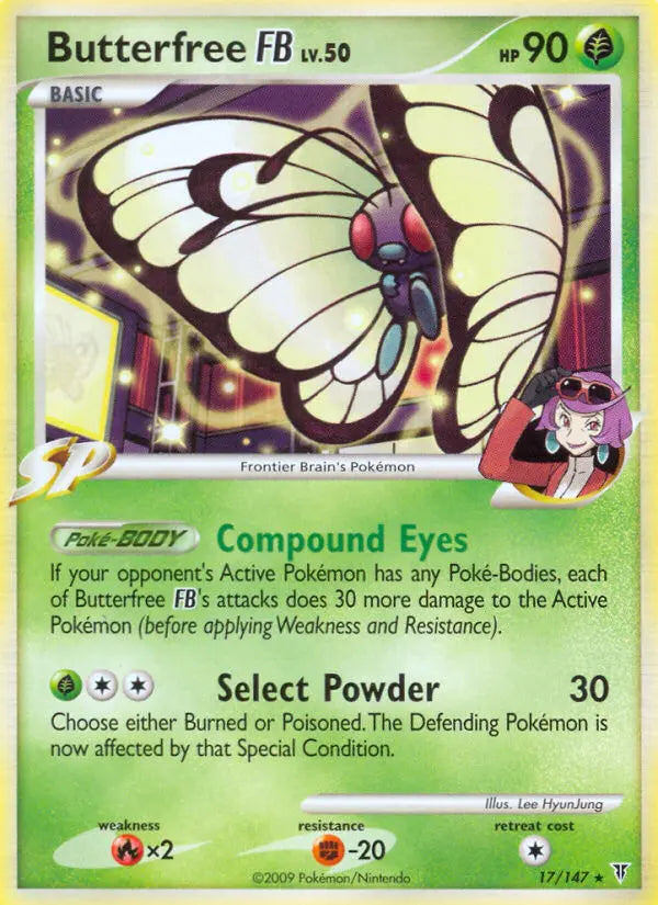 Butterfree FB 17 Supreme Victors Pokesingles