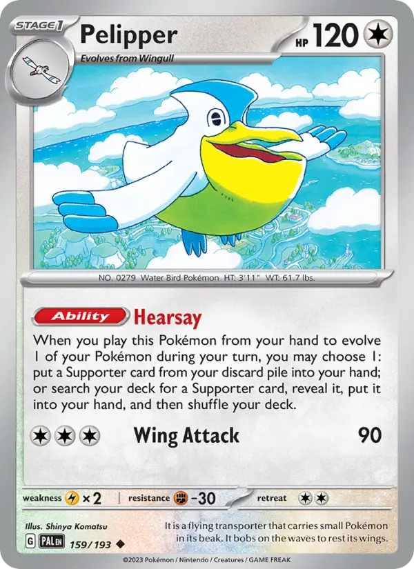 Pelipper 159 Paldea Evolved Pokesingles