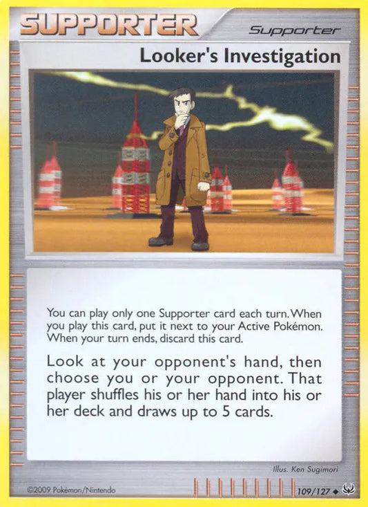 Looker's Investigation 109 Platinum Pokesingles