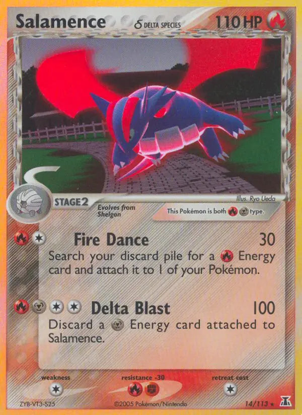 Salamence δ 14 Delta Species Pokesingles