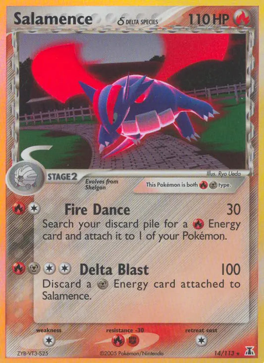 Salamence δ 14 Delta Species Pokesingles
