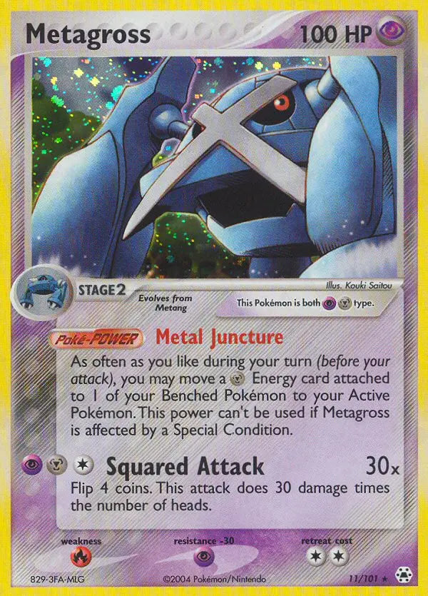 Metagross 11 Hidden Legends Pokesingles