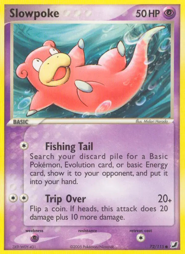 Slowpoke 72 Unseen Forces Pokesingles