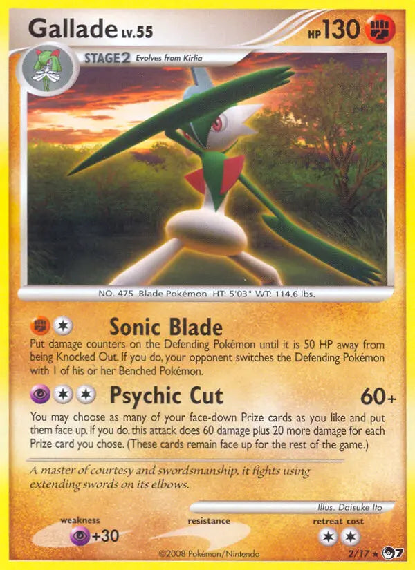Gallade 2 POP Series 7 Pokesingles