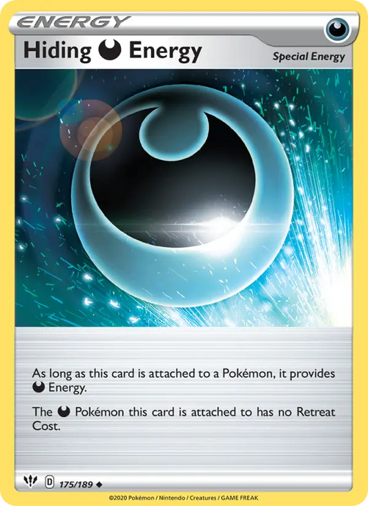 Hiding Darkness Energy 175 Darkness Ablaze Pokesingles