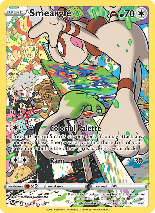 Smeargle TG10 Silver Tempest Pokesingles