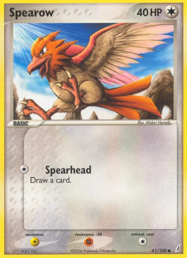 Spearow 61 Crystal Guardians Pokesingles