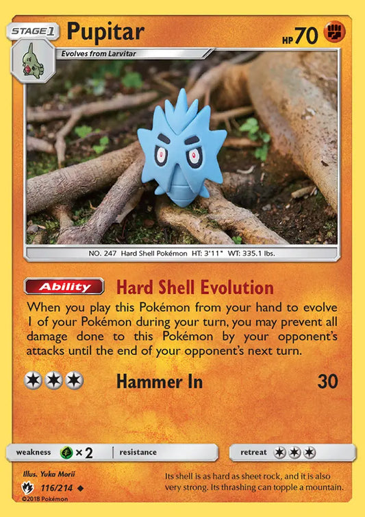 Pupitar 116 Lost Thunder Pokesingles