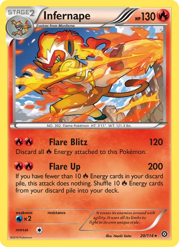 Infernape 20 Steam Siege Pokesingles