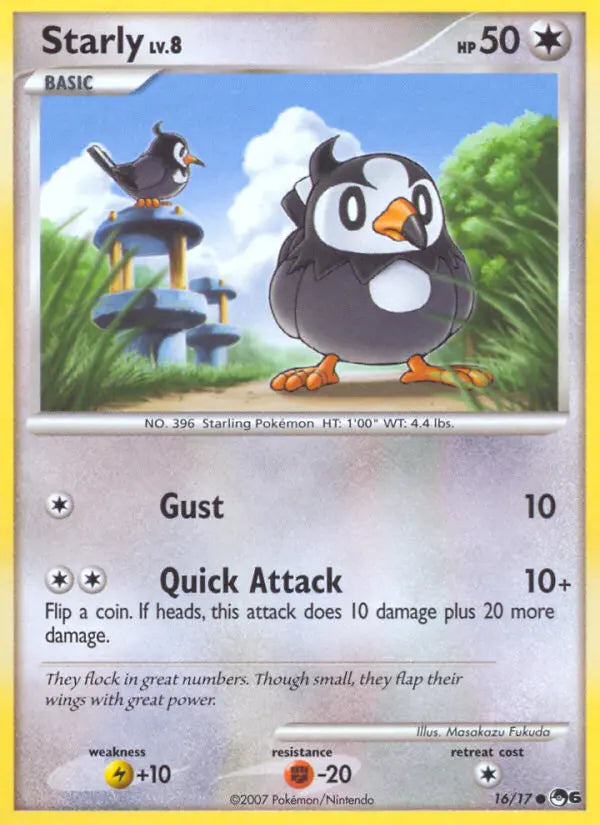 Starly 16 POP Series 6 Pokesingles
