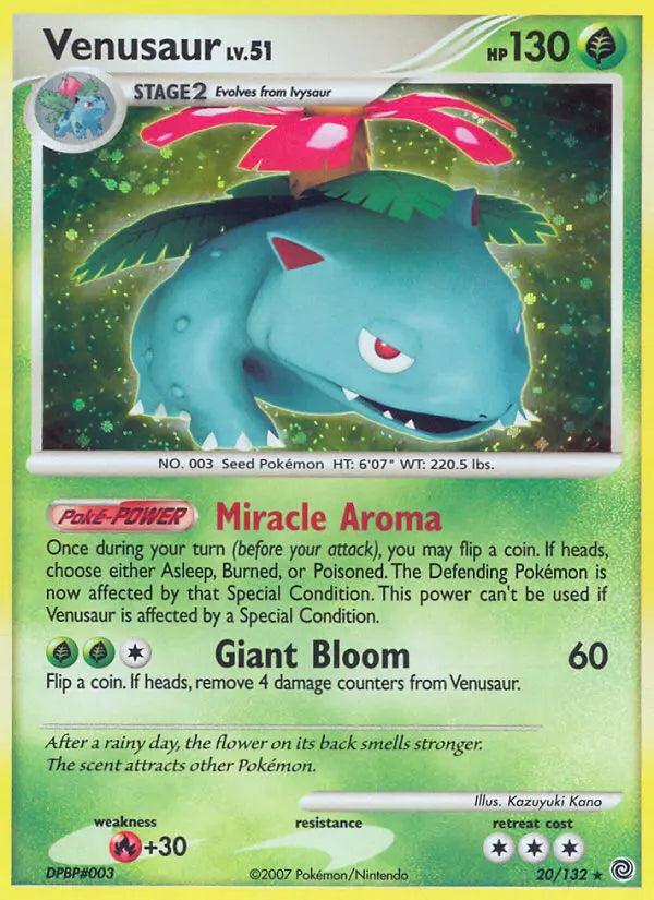 Venusaur 20 Secret Wonders Pokesingles
