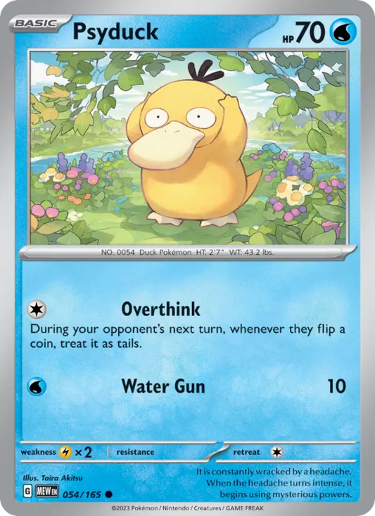 Psyduck 54 151 Pokesingles