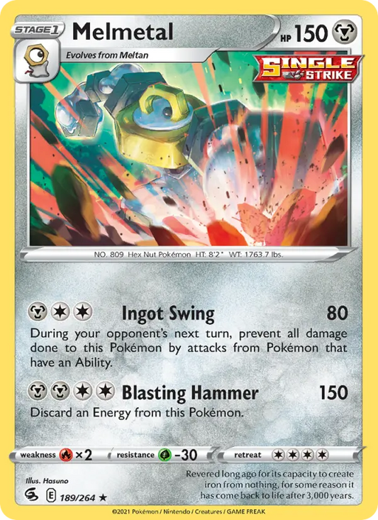 Melmetal 189 Fusion Strike Pokesingles