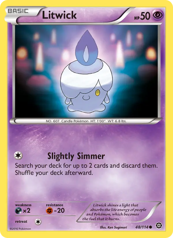 Litwick 48 Steam Siege Pokesingles
