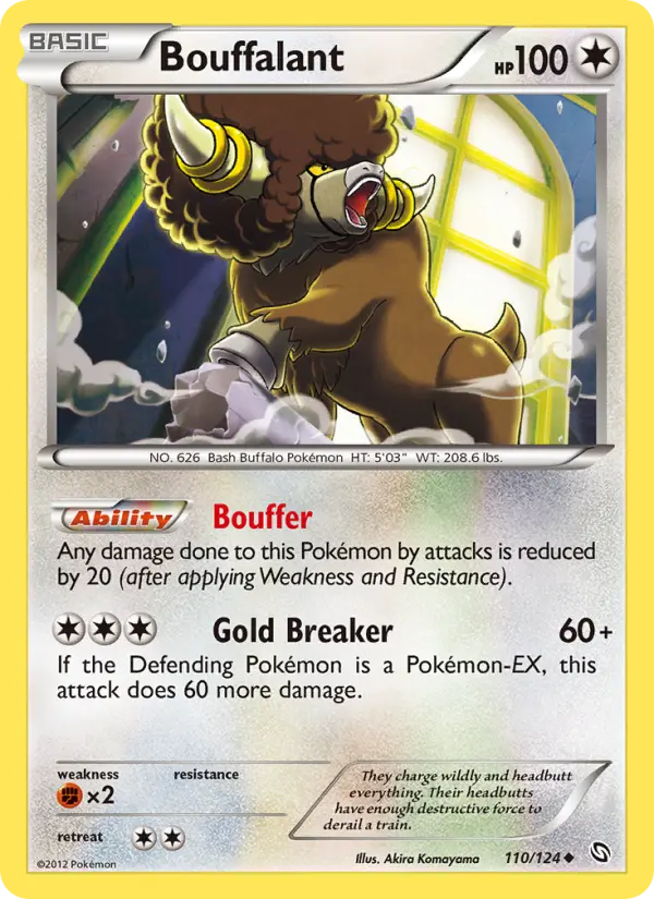 Bouffalant 110 Dragons Exalted Pokesingles