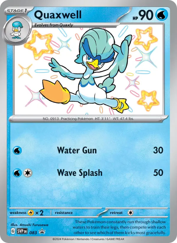 Quaxwell 83 SVP Black Star Promos Pokesingles