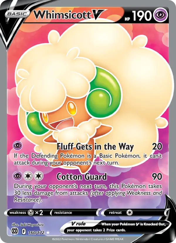 Whimsicott V 160 Brilliant Stars Pokesingles