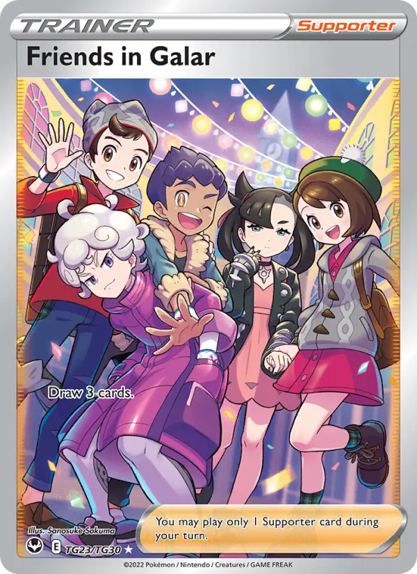 Friends in Galar TG23 Silver Tempest Pokesingles