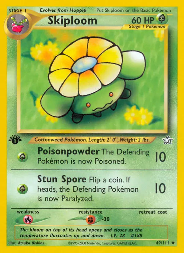 Skiploom 49 Neo Genesis Pokesingles
