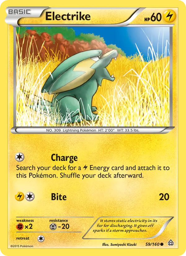 Electrike 59 Primal Clash Pokesingles