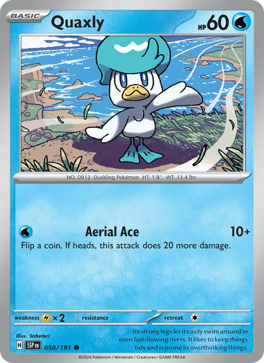Quaxly 50 Surging Sparks Pokesingles