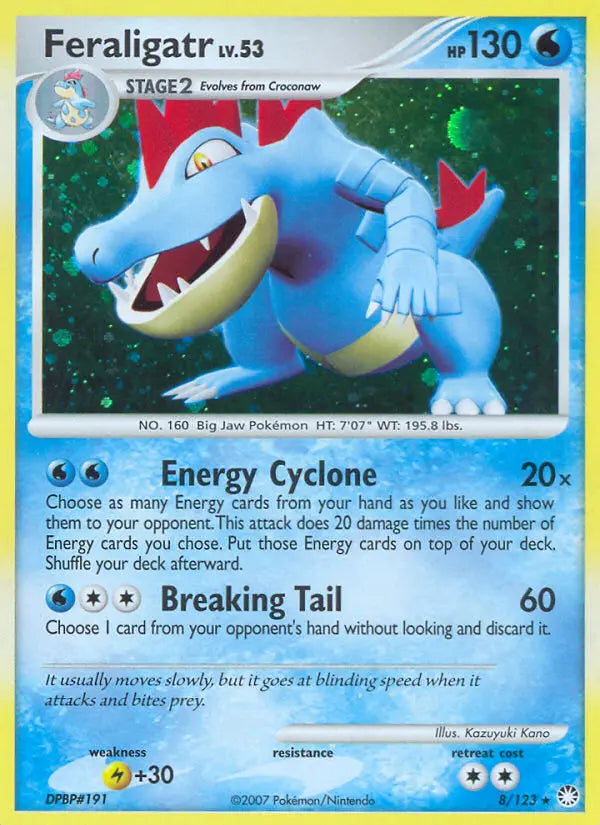 Feraligatr 8 Mysterious Treasures Pokesingles