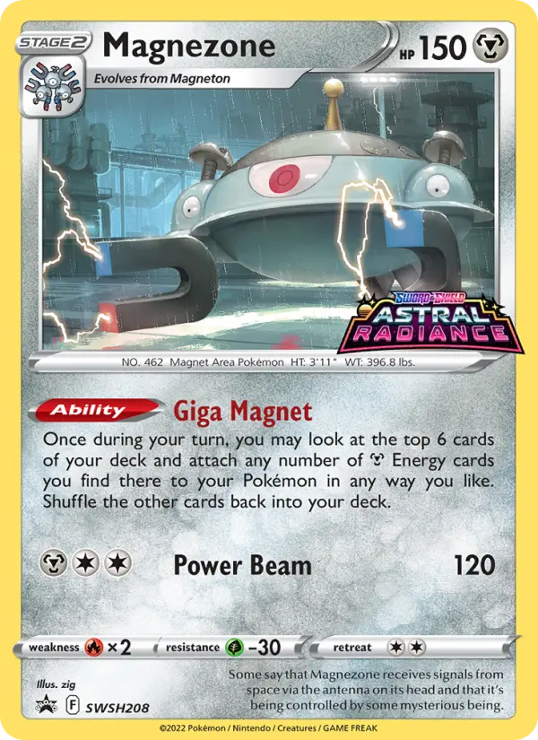 Magnezone SWSH208 SWSH Black Star Promos Pokesingles