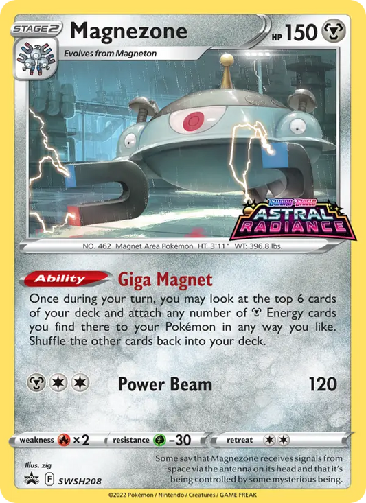 Magnezone SWSH208 SWSH Black Star Promos Pokesingles