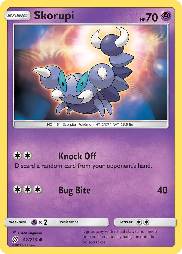 Skorupi 82 Unified Minds Pokesingles