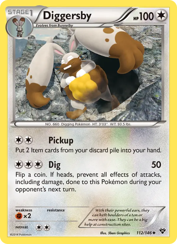 Diggersby 112 XY Pokesingles
