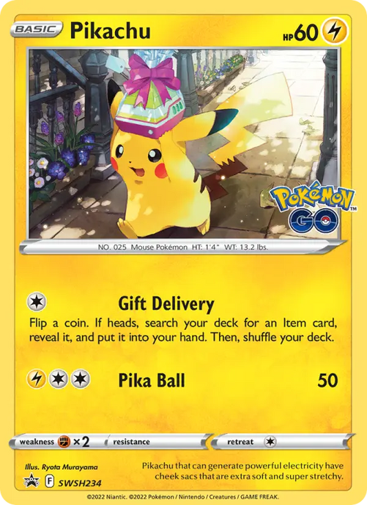 Pikachu SWSH234 SWSH Black Star Promos Pokesingles