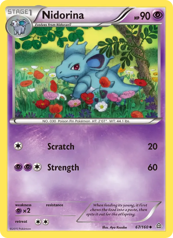 Nidorina 67 Primal Clash Pokesingles