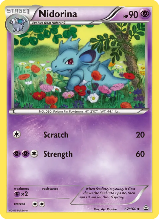 Nidorina 67 Primal Clash Pokesingles