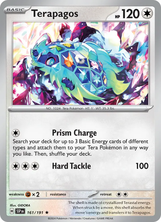 Terapagos 161 Surging Sparks Pokesingles