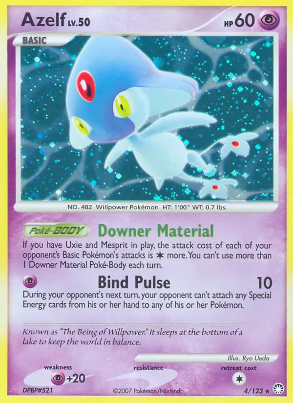 Azelf 4 Mysterious Treasures Pokesingles