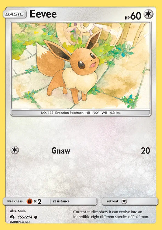 Eevee 155 Lost Thunder Pokesingles