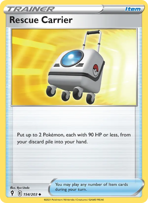 Rescue Carrier 154 Evolving Skies Pokesingles