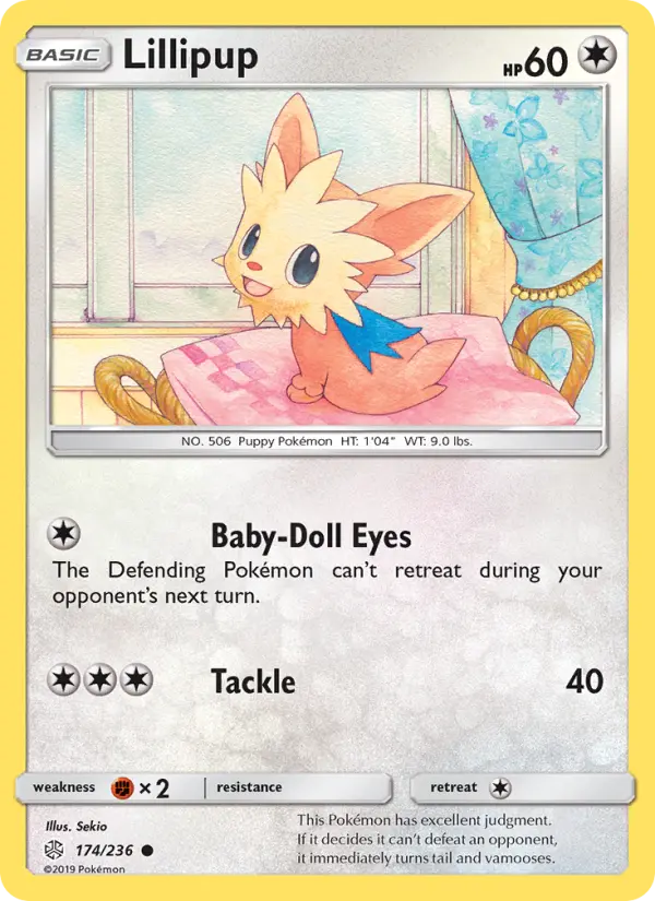 Lillipup 174 Cosmic Eclipse Pokesingles