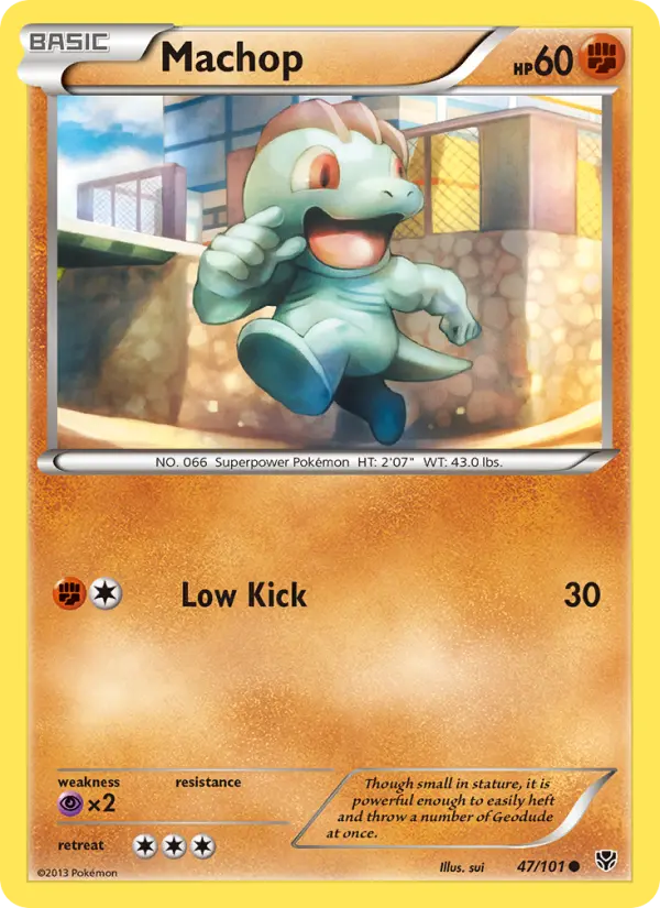 Machop 47 Plasma Blast Pokesingles