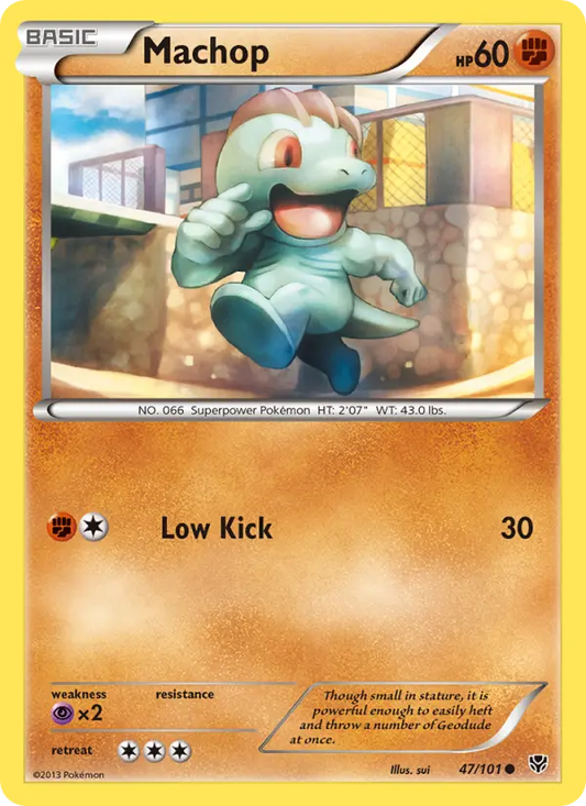 Machop 47 Plasma Blast Pokesingles